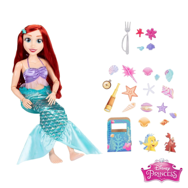 Disney Princesas Boneca Ariel 80cm Autobrinca Online