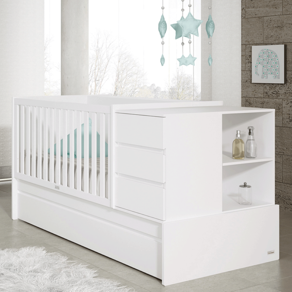 Cama Convertível Trama Combi Cool Branco Mate Autobrinca Online