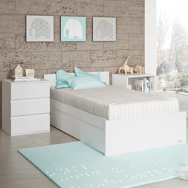 Cama Convertível Trama Combi Cool Branco Mate Autobrinca Online