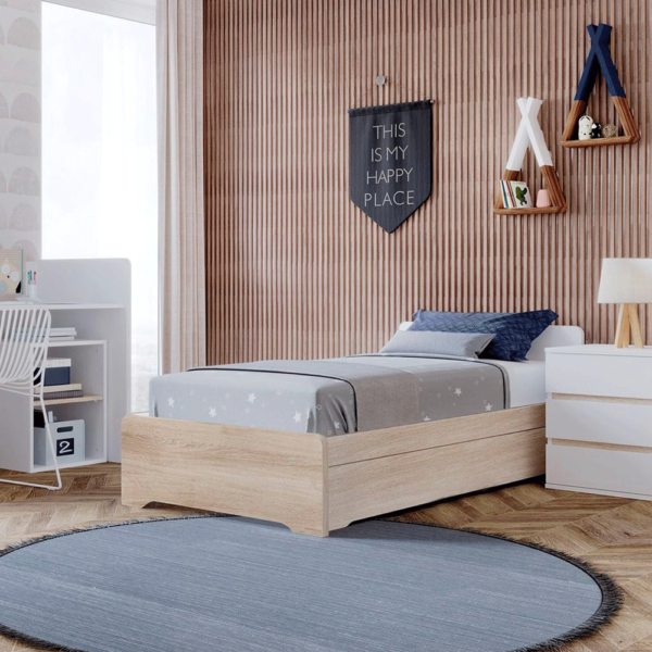 Cama Convertível Trama Combi Dynamic Roble Verso Autobrinca Online