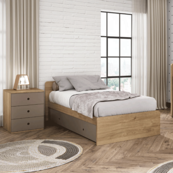 Cama Convertível Trama Combi Dream Roble Romance c/ Moka Autobrinca Online
