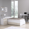 Cama Convertível Trama Combi Nest Branco Mate c/ Roble Castello Autobrinca Online