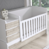 Cama Convertível Trama Combi Nest Branco Mate c/ Roble Castello Autobrinca Online