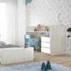 Cama Convertível Trama Combi Nest Roble Nordico c/ Branco Mate Autobrinca Online