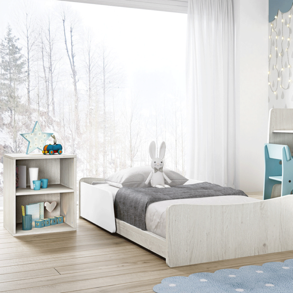 Cama Convertível Trama Combi Nest Roble Nordico c/ Branco Mate Autobrinca Online