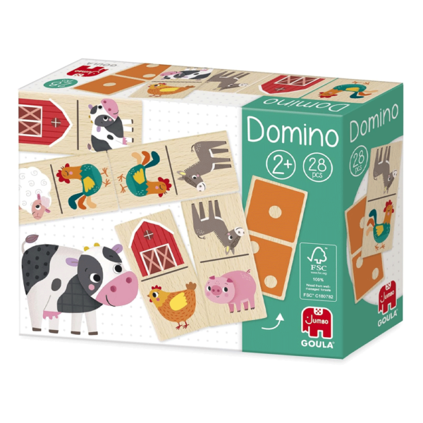 Goula Dominó dos Animais da Quinta Autobrinca Online