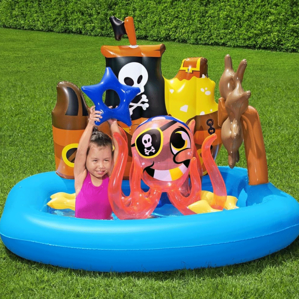 Piscina Insuflável Barco do Pirata Autobrinca Online