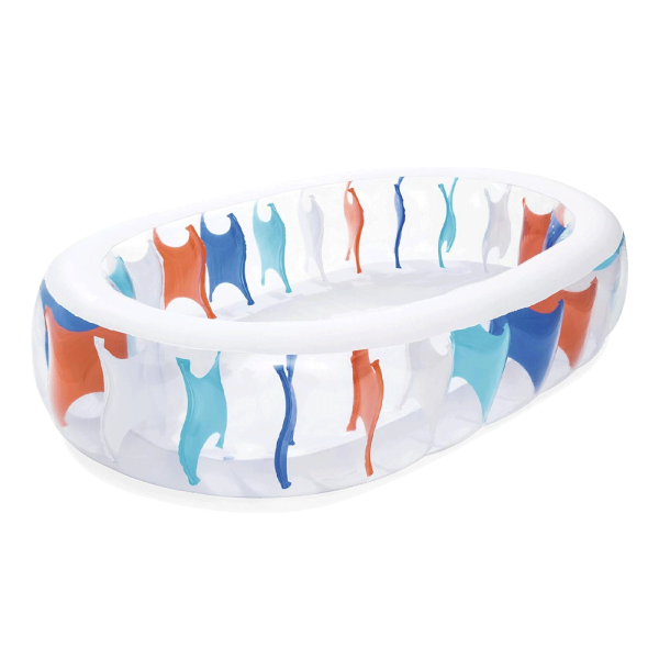 Piscina Insuflável Oval Colorida Autobrinca Online