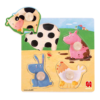 Puzzle de Encaixes Animais da Quinta Autobrinca Online