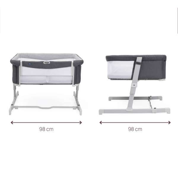 Berço Chicco Next2Me Twins Gémeos Magnet Grey Autobrinca Online