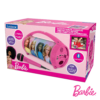 Coluna Portátil Barbie c/ Luz e Microfone Autobrinca Online