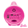 Coluna Portátil Barbie c/ Luz e Microfone Autobrinca Online