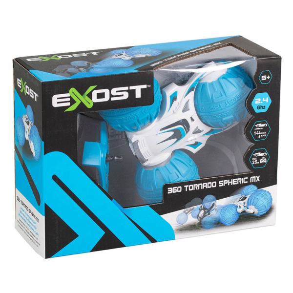 Exost – Carro Acrobata 360 Tornado Spheric RC Azul Autobrinca Online