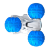 Exost – Carro Acrobata 360 Tornado Spheric RC Azul Autobrinca Online