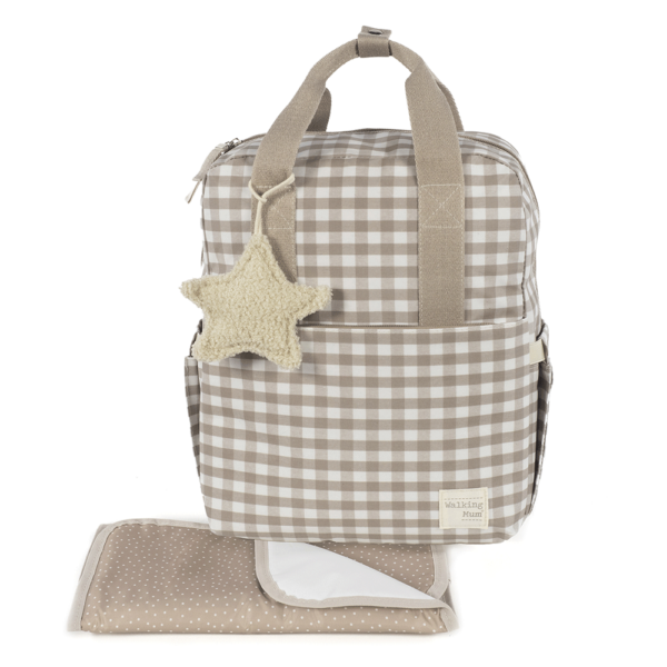 Mochila Walking Mum Caetana Sand Autobrinca Online