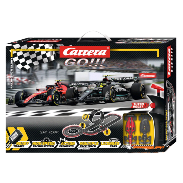 Pista Carrera GO!!! Racing for Glory 5,3m Autobrinca Online
