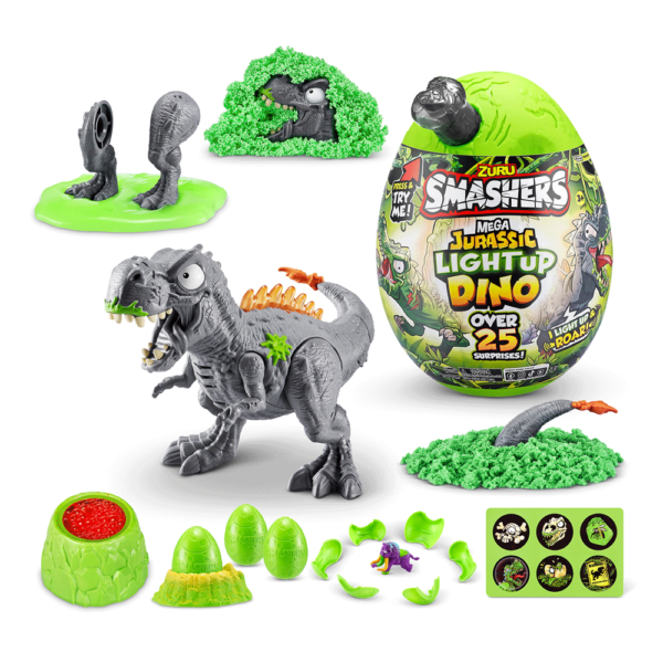 Smashers Mega Jurassic Light Up Dino – Ovo Surpresa Autobrinca Online