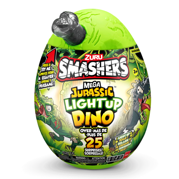 Smashers Mega Jurassic Light Up Dino – Ovo Surpresa Autobrinca Online
