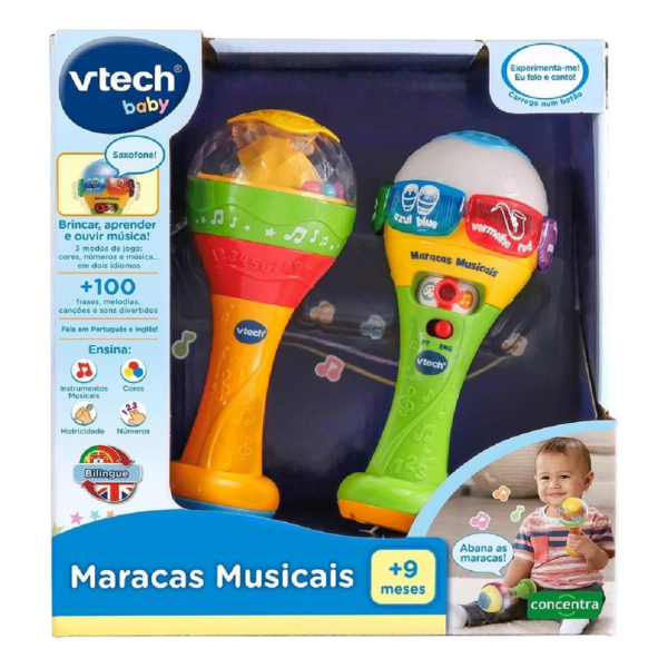 Vtech Baby Maracas Musicais Autobrinca Online