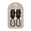 Set 2 Ganchos p/ Carrinho Walking Mum Eco Mum Black Autobrinca Online