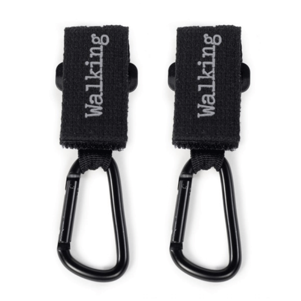 Set 2 Ganchos p/ Carrinho Walking Mum Eco Mum Black Autobrinca Online