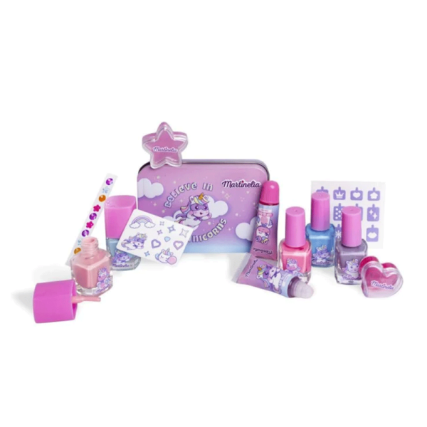 Kit Unhas e Lábios Martinelia Little Unicorn Autobrinca Online