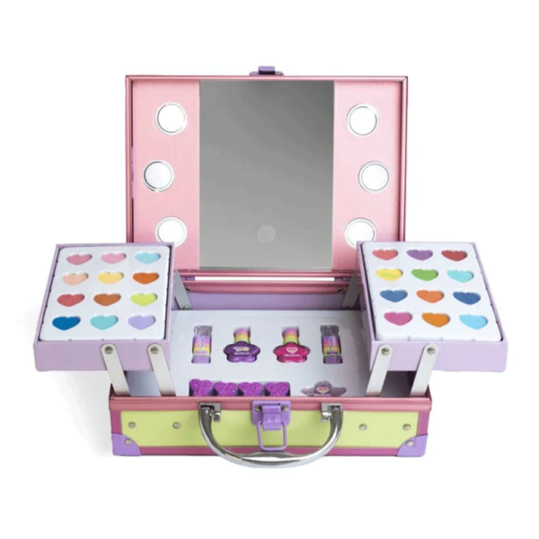 Mala Metálica de Maquilhagem c/ Luz LED Martinelia Super Girl Autobrinca Online