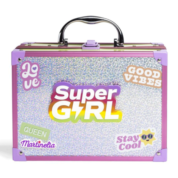 Mala Metálica de Maquilhagem c/ Luz LED Martinelia Super Girl Autobrinca Online