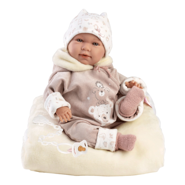 Boneca Lala Chorona c/ Roupa Ursinhos 42cm Autobrinca Online
