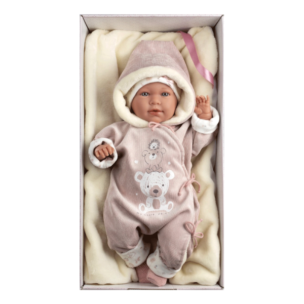 Boneca Lala Chorona c/ Roupa Ursinhos 42cm Autobrinca Online
