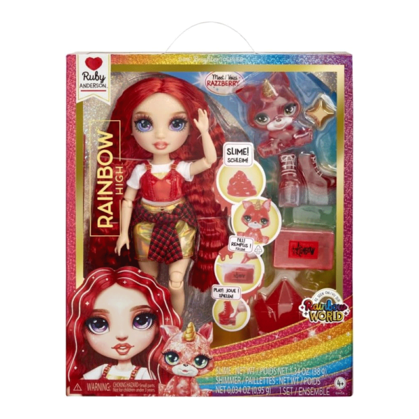 Rainbow High Fashion Doll c/ Slime Ruby Anderson Autobrinca Online