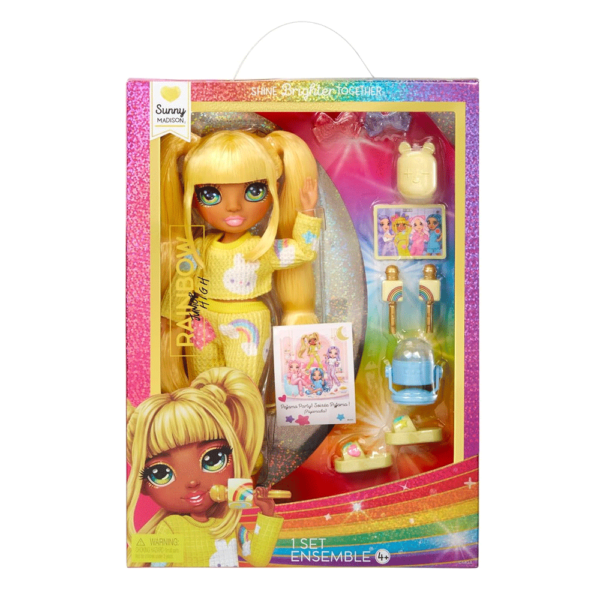 Rainbow High Junior Pijama Party Sunny Madison Autobrinca Online