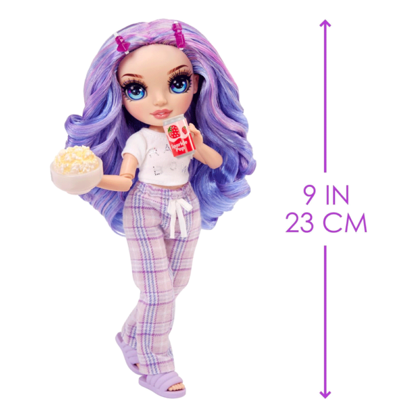Rainbow High Junior Pijama Party Violet Willow Autobrinca Online