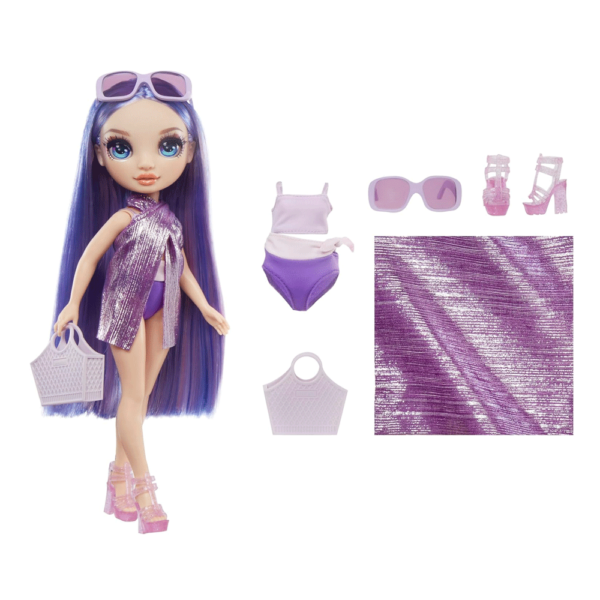 Rainbow High Swim and Style Violet Willow Autobrinca Online