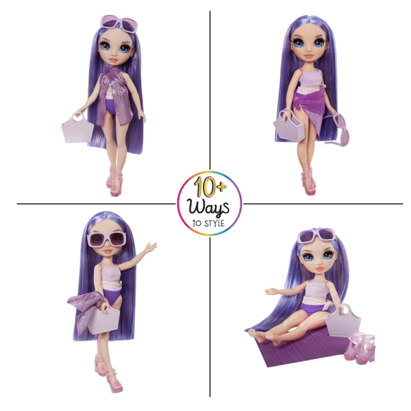 Rainbow High Swim and Style Violet Willow Autobrinca Online