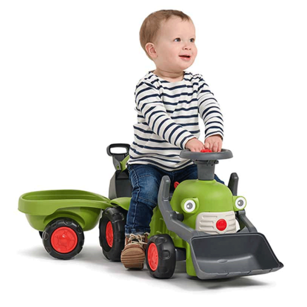 Trator Falk Baby Claas + Reboque + Pás Autobrinca Online
