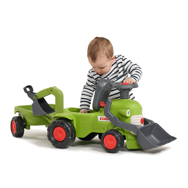 Trator Falk Baby Claas + Reboque + Pás Autobrinca Online