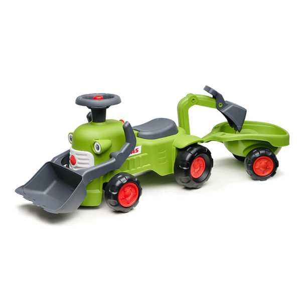 Trator Falk Baby Claas + Reboque + Pás Autobrinca Online
