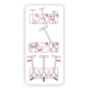 Trotinete Twist and Roll Stamp Skids Rosa Autobrinca Online