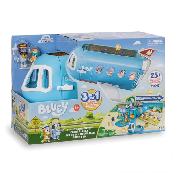 Bluey Avião 3 em 1 Autobrinca Online