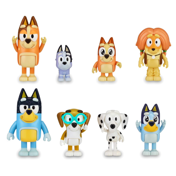 Bluey Pack 8 Figuras Autobrinca Online