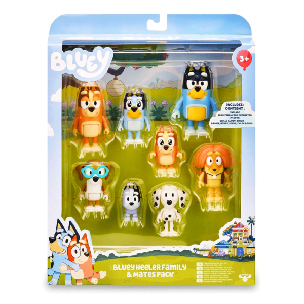 Bluey Pack 8 Figuras Autobrinca Online