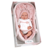 Boneca Elegance Arias Andie Rosa c/ Alcofa 40cm Autobrinca Online