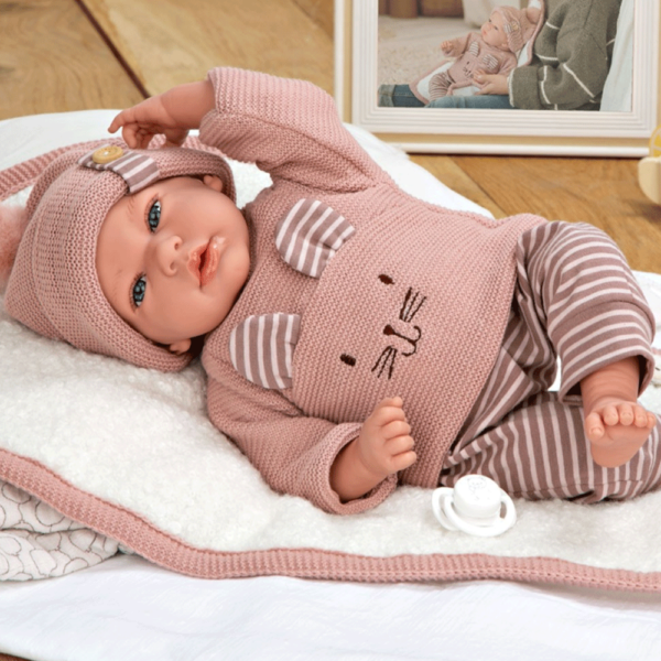 Boneca Elegance Arias Andie c/ Roupa Rosa 40cm Autobrinca Online
