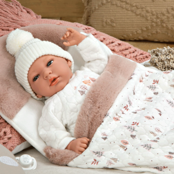 Boneca Elegance Arias Andie c/ Saco de Dormir 40cm Autobrinca Online