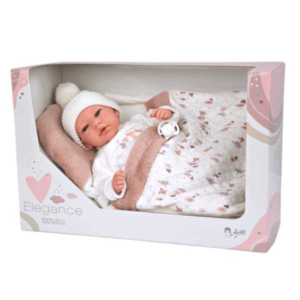 Boneca Elegance Arias Andie c/ Saco de Dormir 40cm Autobrinca Online