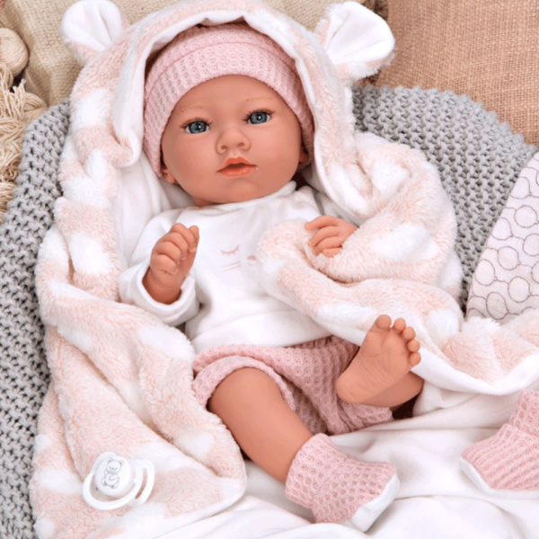 Boneca Elegance Arias Aria c/ Manta de Orelhitas 38cm Autobrinca Online