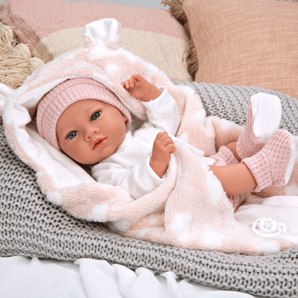 Boneca Elegance Arias Aria c/ Manta de Orelhitas 38cm Autobrinca Online