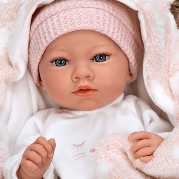 Boneca Elegance Arias Aria c/ Manta de Orelhitas 38cm Autobrinca Online