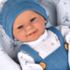 Boneco Elegance Arias Babyto Azul c/ Saco de Dormir 33cm Autobrinca Online
